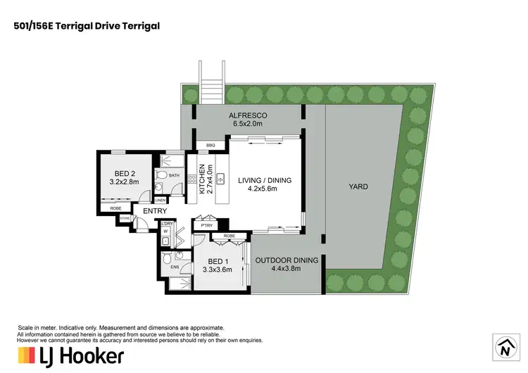Floorplan of Homely unit listing, 501/156 Terrigal Drive, Terrigal NSW 2260