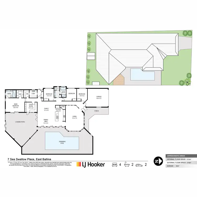 Floorplan of Homely house listing, 7 Sea-Swallow Place, East Ballina NSW 2478