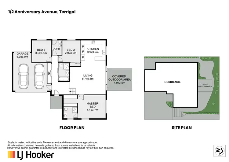 Floorplan of Homely semi-detached listing, 1/2 Anniversary Avenue, Terrigal NSW 2260
