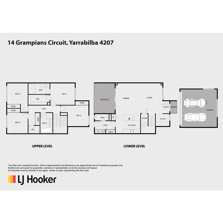 Floorplan of Homely house listing, 14 Grampians Circuit, Yarrabilba QLD 4207