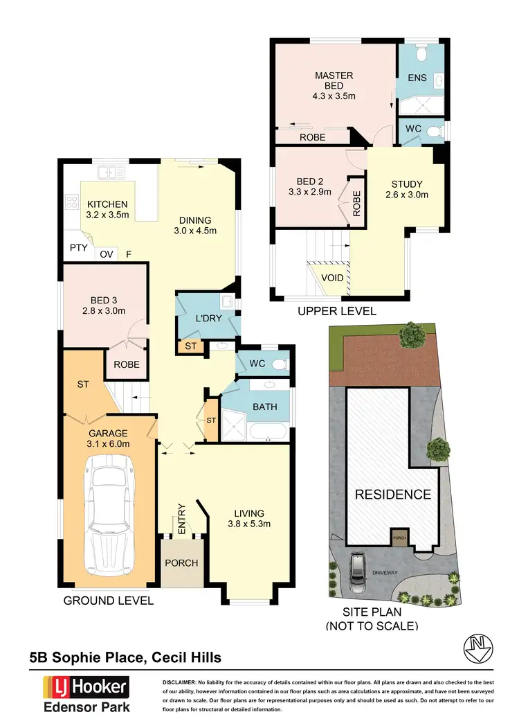 Floorplan of Homely house listing, 5B Sophie Place, Cecil Hills NSW 2171