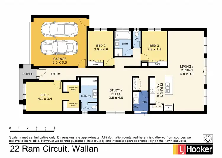 Floorplan of Homely house listing, 22 Ram Circuit, Wallan VIC 3756
