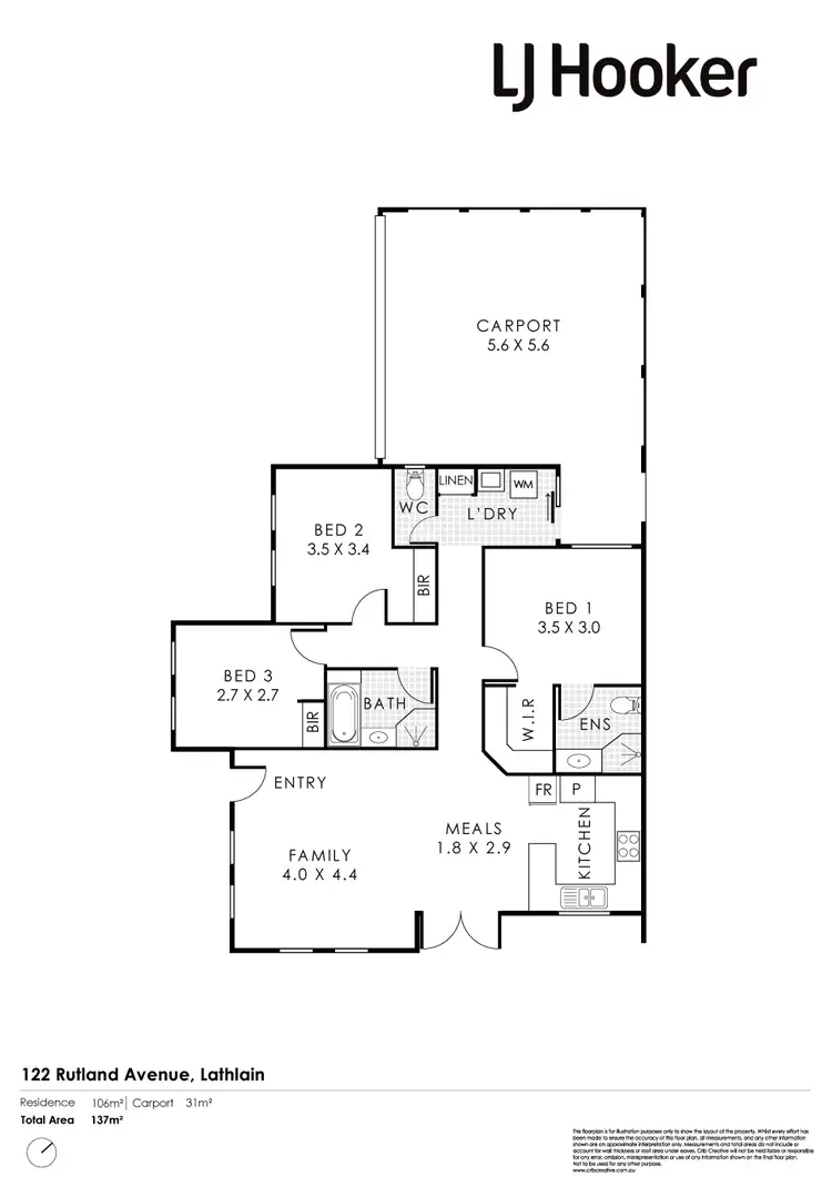 Floorplan of Homely house listing, 122 Rutland Avenue, Lathlain WA 6100