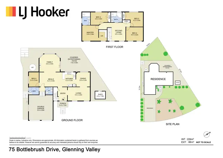 Floorplan of Homely house listing, 75 Bottlebrush Drive, Glenning Valley NSW 2261