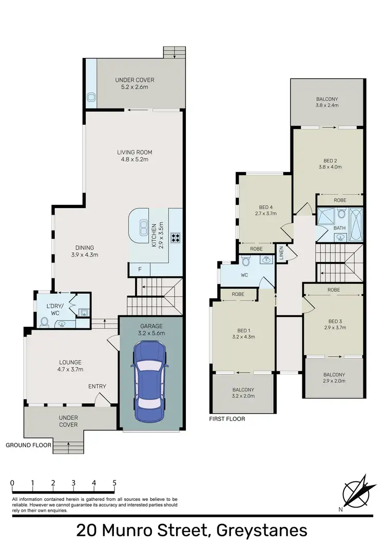 Floorplan of Homely house listing, 20 Munro Street, Greystanes NSW 2145
