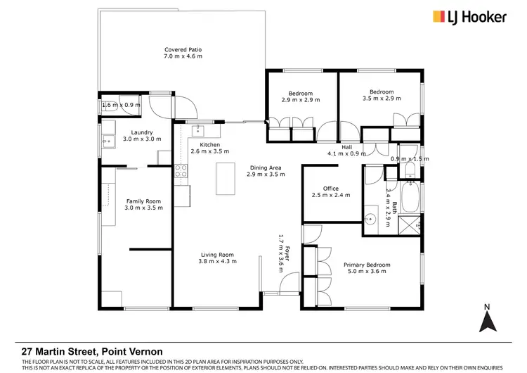 Floorplan of Homely house listing, 27 Martin Street, Point Vernon QLD 4655
