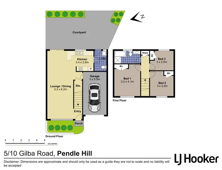 Floorplan of Homely townhouse listing, 5/10 Gilba Road, Pendle Hill NSW 2145