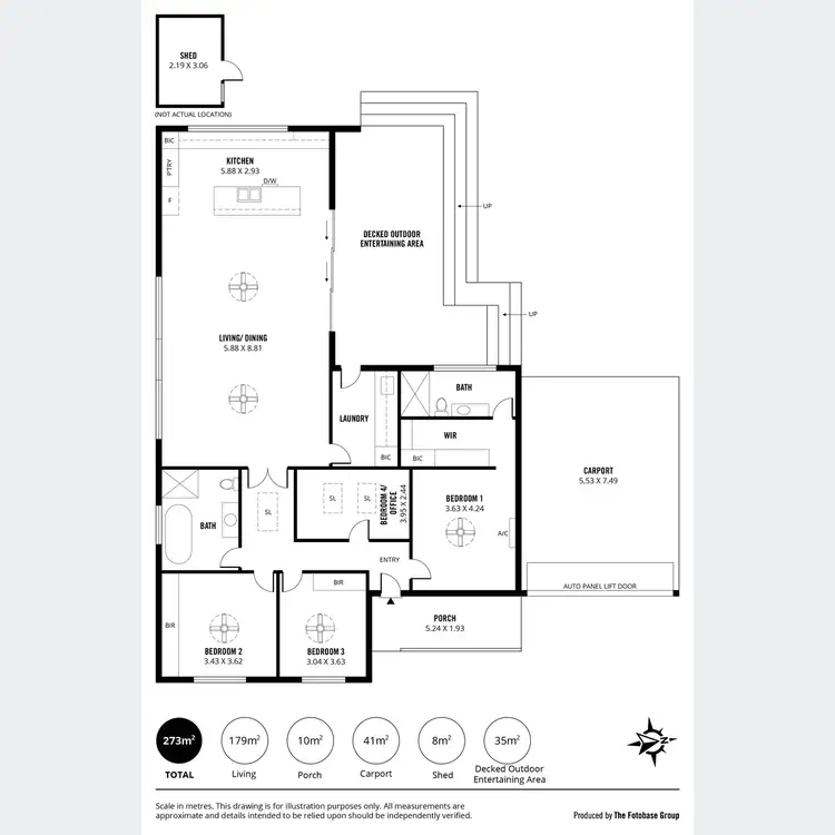 Floorplan of Homely house listing, 10 Adam Avenue, Bellevue Heights SA 5050