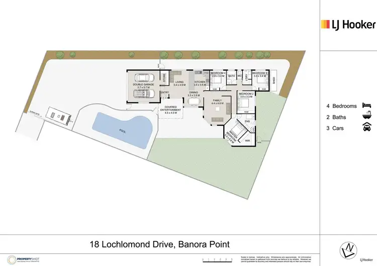 Floorplan of Homely house listing, 18 Lochlomond Drive, Banora Point NSW 2486