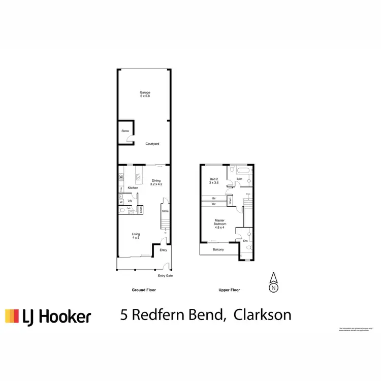 Floorplan of Homely house listing, 5 Redfern Bend, Clarkson WA 6030