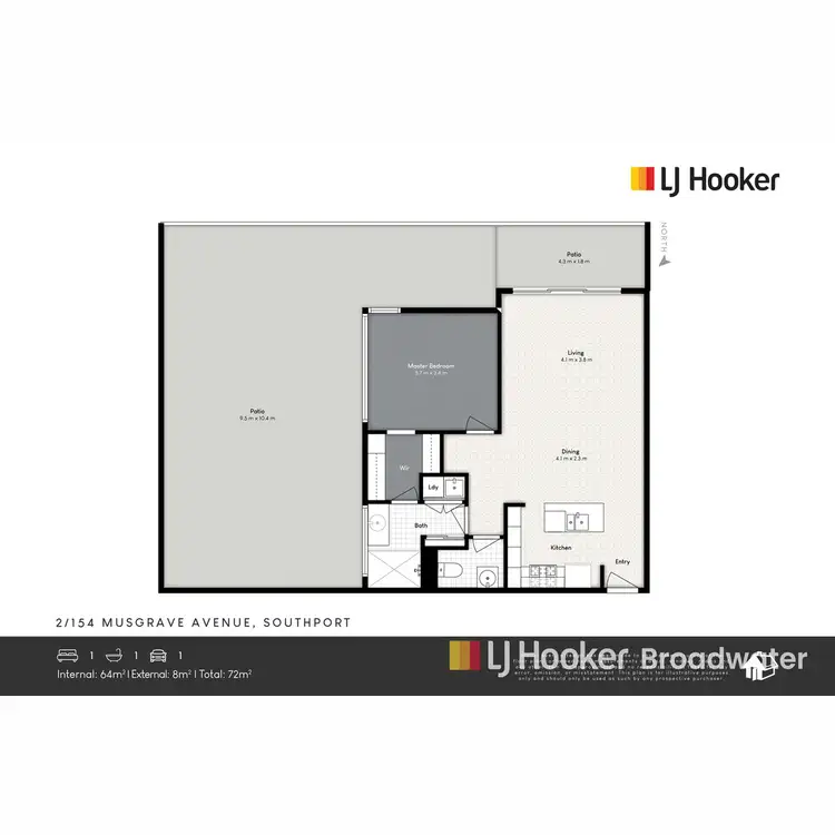 Floorplan of Homely unit listing, 2/154 Musgrave Avenue, Southport QLD 4215