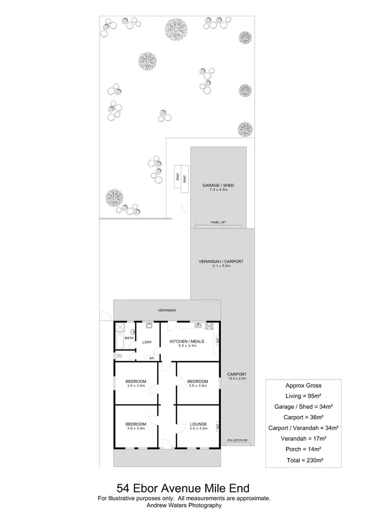 Floorplan of Homely house listing, 54 Ebor Avenue, Mile End SA 5031