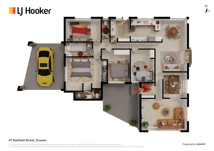 Floorplan of Homely house listing, 47 Banfield Street, Downer ACT 2602
