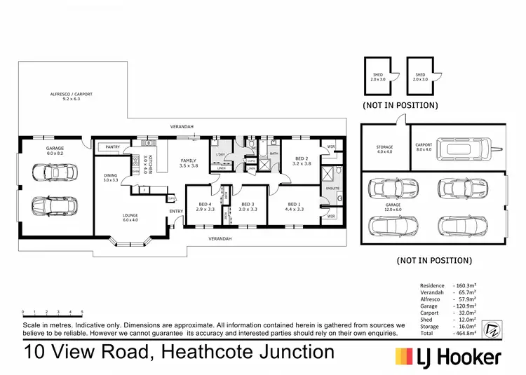 Floorplan of Homely house listing, 10 View Road, Heathcote Junction VIC 3758