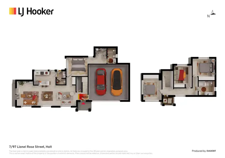 Floorplan of Homely house listing, 7/97 Lionel Rose Street, Holt ACT 2615