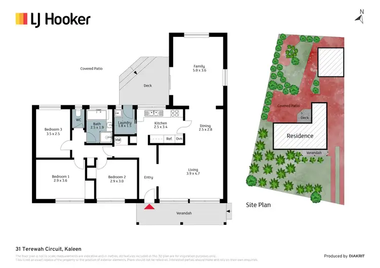 Floorplan of Homely house listing, 31 Terewah Circuit, Kaleen ACT 2617