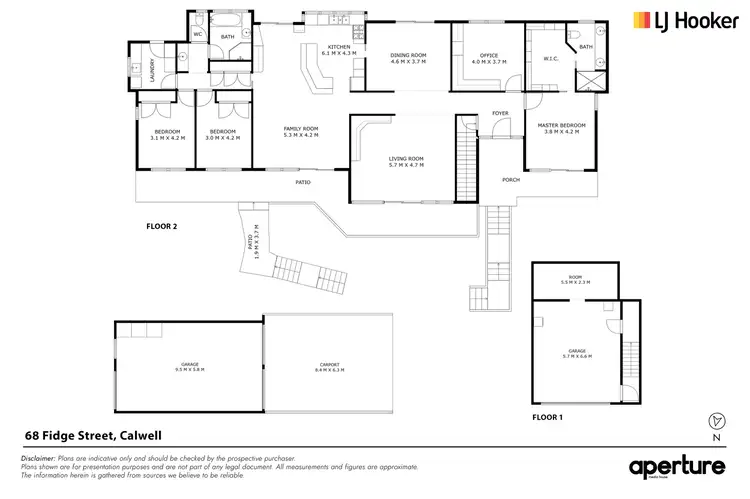 Floorplan of Homely house listing, 68 Fidge Street, Calwell ACT 2905