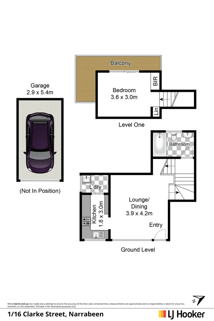Floorplan of Homely apartment listing, 1/16 Clarke Street, Narrabeen NSW 2101