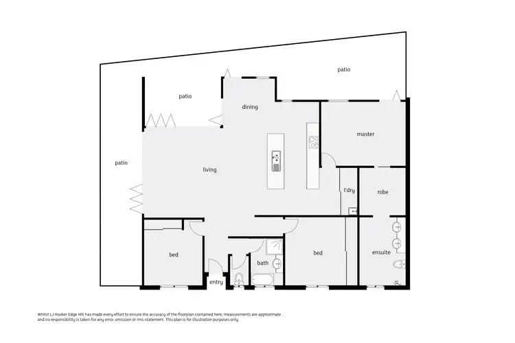 Floorplan of Homely unit listing, 1/110-114 Collins Avenue, Edge Hill QLD 4870