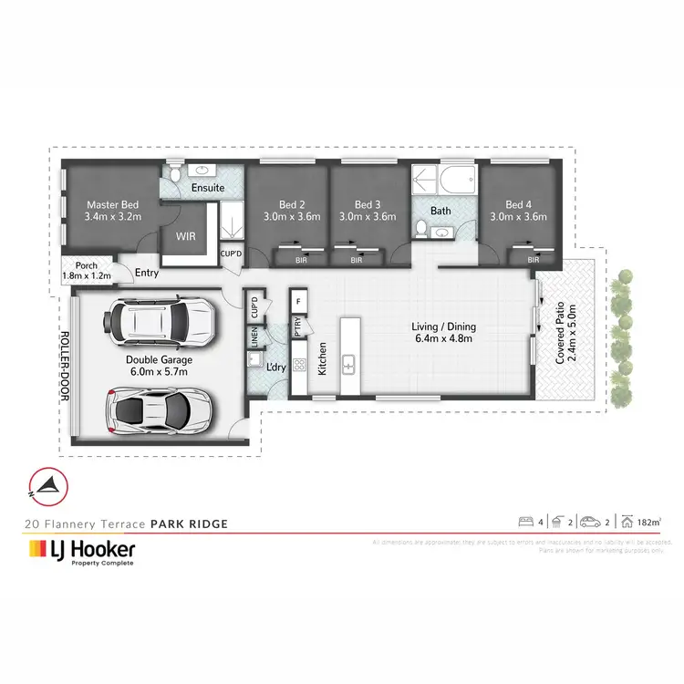 Floorplan of Homely house listing, 20 Flannery Terrace, Park Ridge QLD 4125