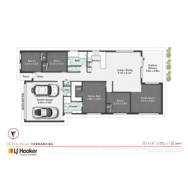 Floorplan of Homely house listing, 38 Orb Street, Yarrabilba QLD 4207