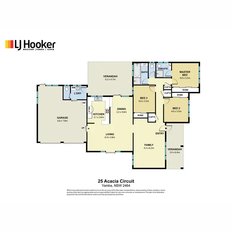 Floorplan of Homely house listing, 25 Acacia Circuit, Yamba NSW 2464