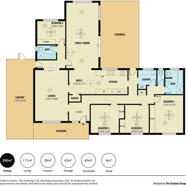 Floorplan of Homely house listing, 9 Birt Avenue, Salisbury Heights SA 5109