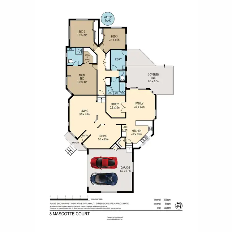 Floorplan of Homely house listing, 8 Mascotte Court, Eatons Hill QLD 4037