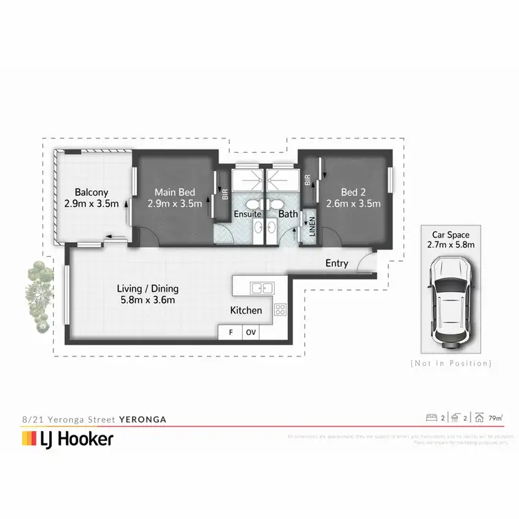 Floorplan of Homely unit listing, 8/21 Yeronga, Yeronga QLD 4104