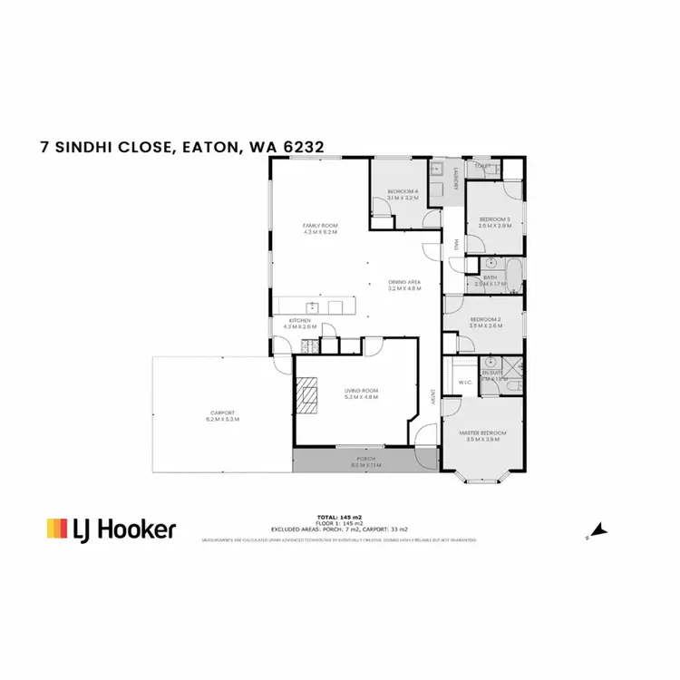 Floorplan of Homely house listing, 7 Sindhi Close, Eaton WA 6232