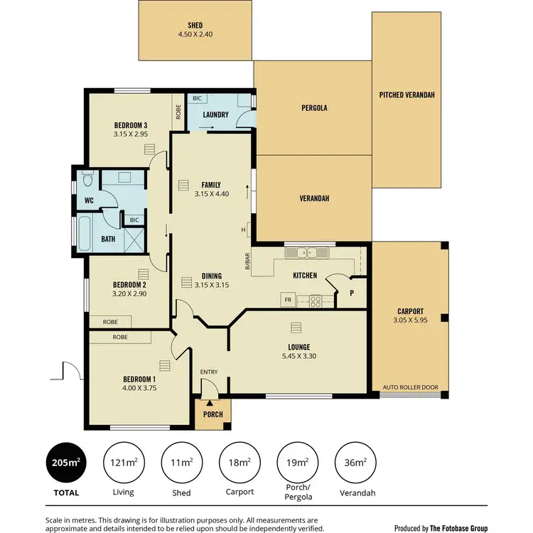 Floorplan of Homely house listing, 1 Fenton Road, Enfield SA 5085