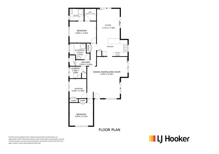 Floorplan of Homely house listing, 53 Parnella Drive, Stieglitz TAS 7216