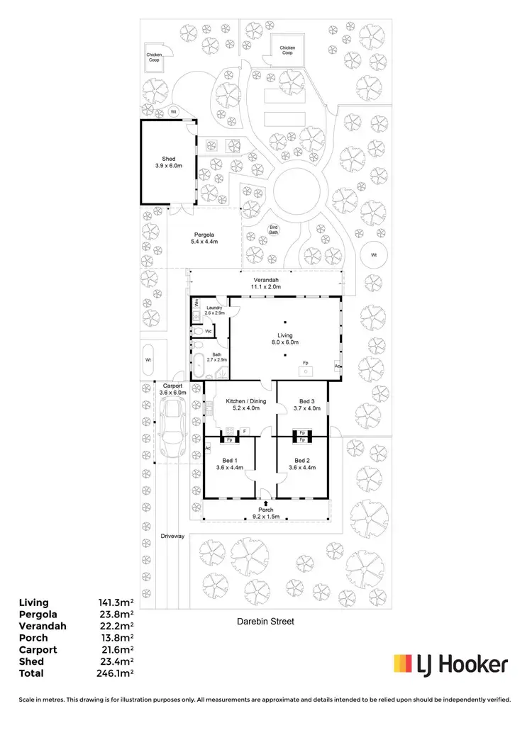 Floorplan of Homely house listing, 62 Darebin Street, Mile End SA 5031