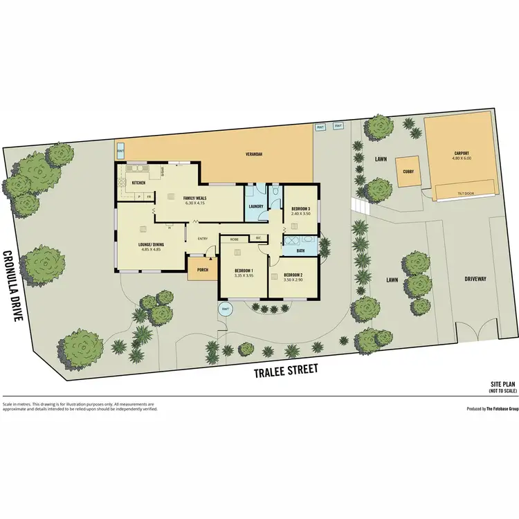 Floorplan of Homely house listing, 26 Cronulla Drive, Redwood Park SA 5097