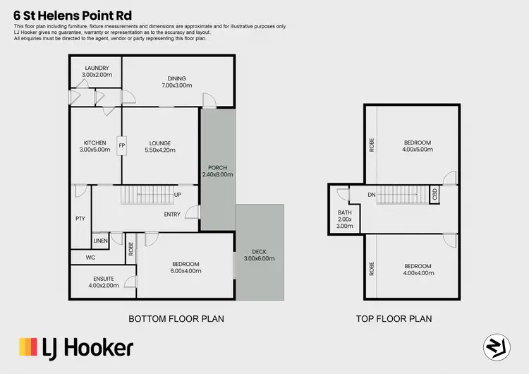 Floorplan of Homely house listing, 6 St Helens Point Road, St Helens TAS 7216