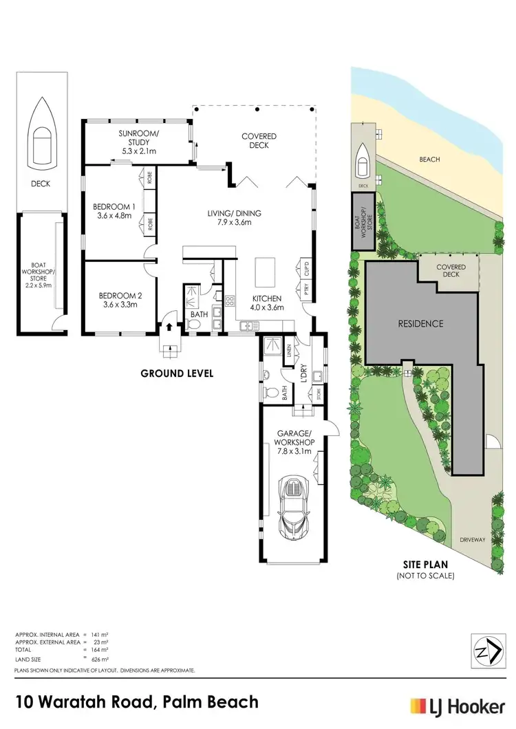 Floorplan of Homely house listing, 10 Waratah Road, Palm Beach NSW 2108
