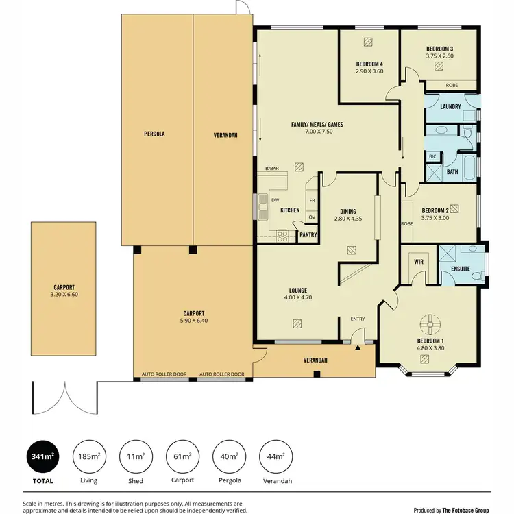 Floorplan of Homely house listing, 3 Milford Court, Greenwith SA 5125