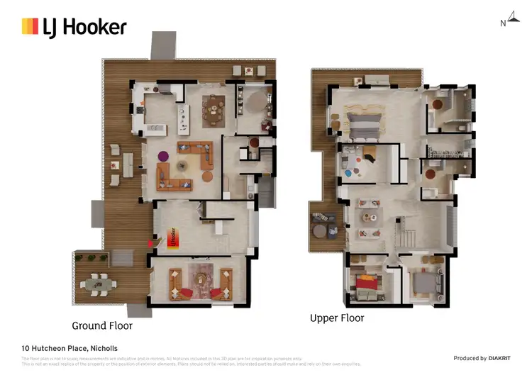 Floorplan of Homely house listing, 10 Hutcheon Place, Nicholls ACT 2913