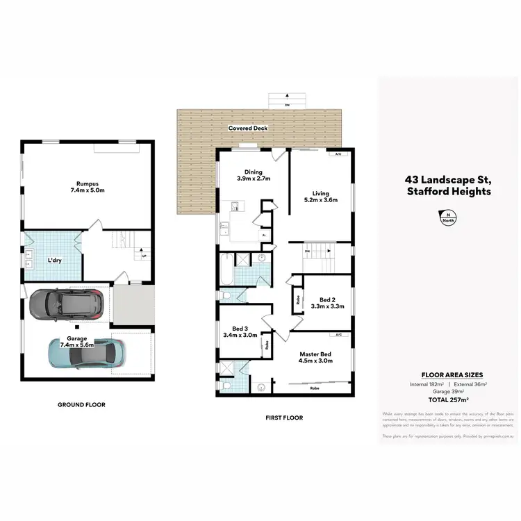 Floorplan of Homely house listing, 43 Landscape Street, Stafford Heights QLD 4053