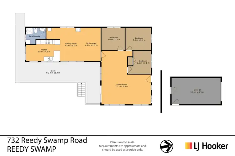 Floorplan of Homely rural property listing, 732 Reedy Swamp Road, Bega NSW 2550