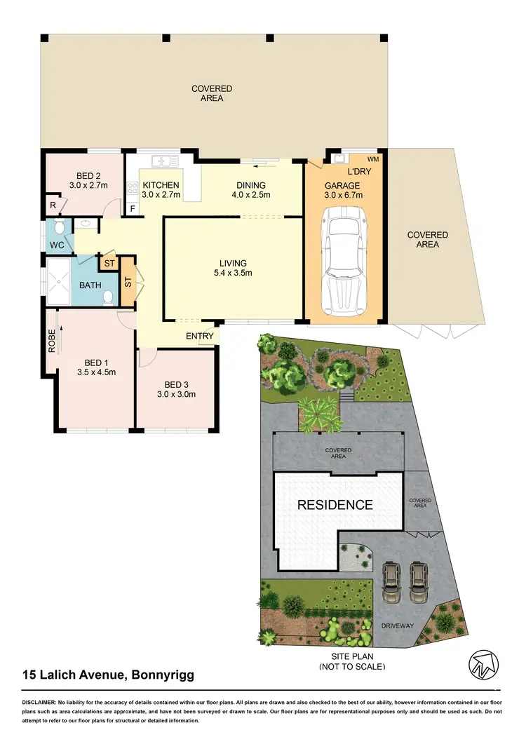 Floorplan of Homely house listing, 15 Lalich Ave, Bonnyrigg NSW 2177