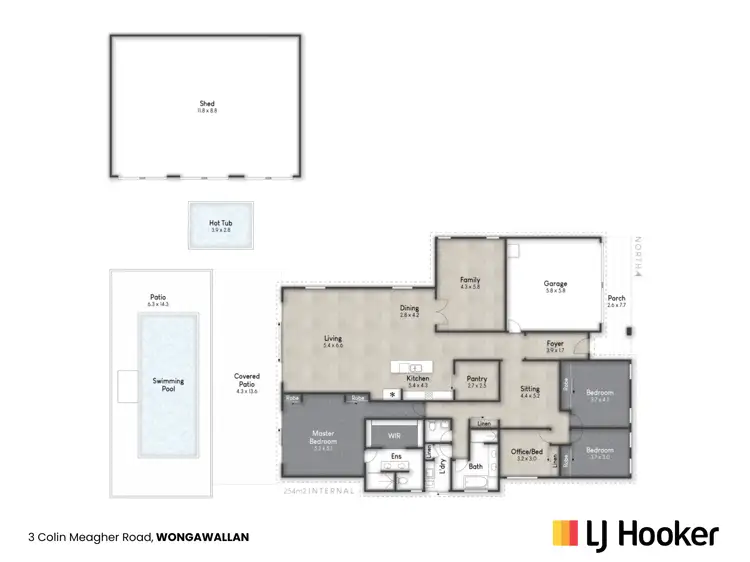Floorplan of Homely house listing, 3 Colin Meagher Road, Wongawallan QLD 4210