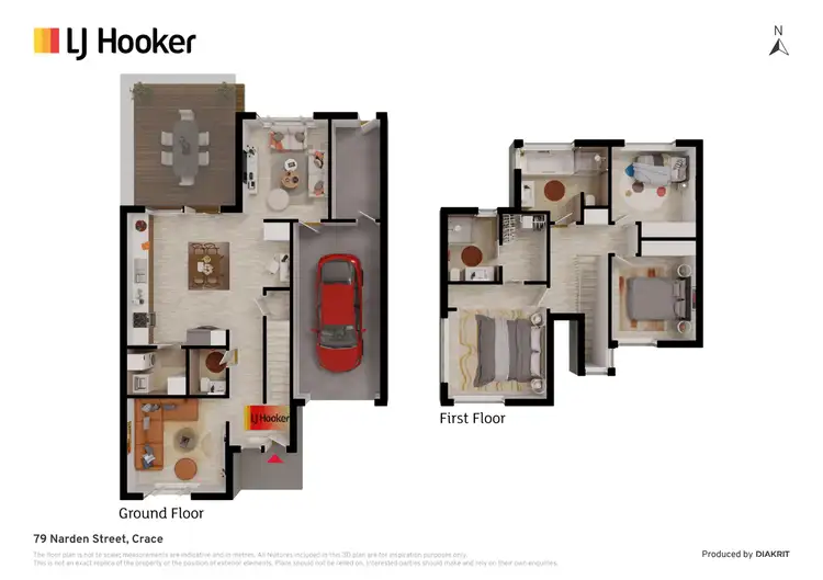 Floorplan of Homely house listing, 79 Narden Street, Crace ACT 2911