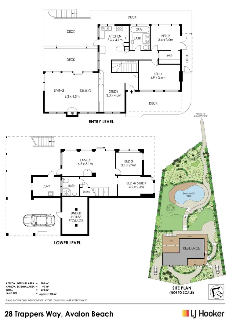 Floorplan of Homely house listing, 28 Trappers Way, Avalon Beach NSW 2107