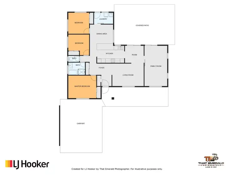 Floorplan of Homely house listing, 5 Eubar Place, Emerald QLD 4720