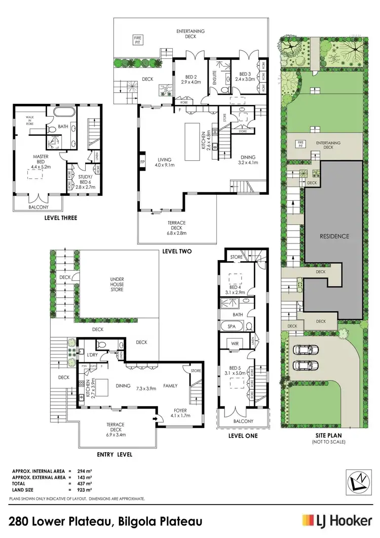 Floorplan of Homely land listing, 280 Lower Plateau Road, Bilgola Plateau NSW 2107