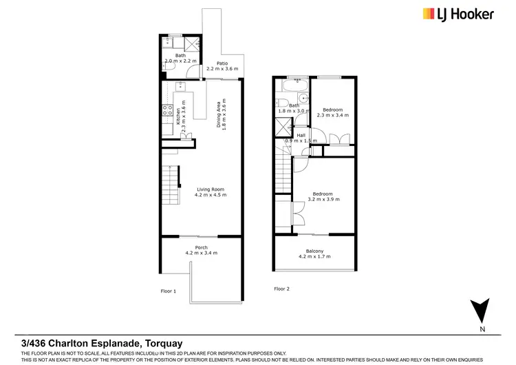 Floorplan of Homely unit listing, Unit 3/436 Esplanade, Torquay QLD 4655