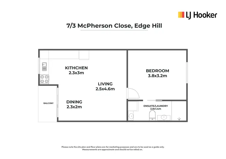 Floorplan of Homely unit listing, 7/3 McPherson Close, Edge Hill QLD 4870