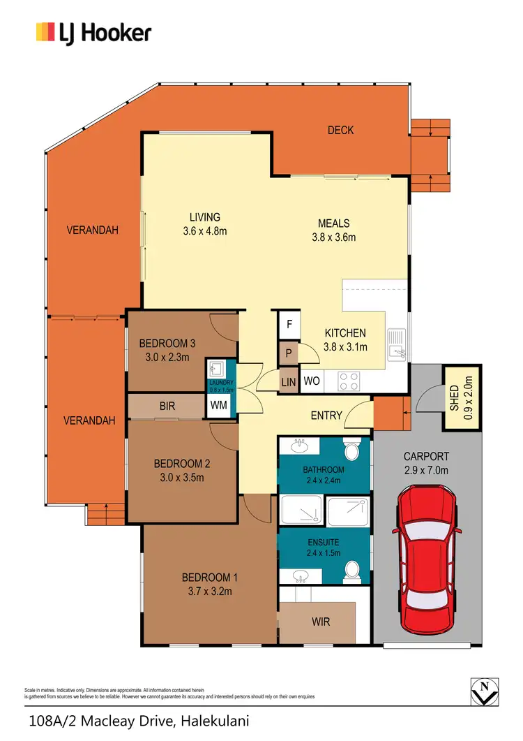 Floorplan of Homely retirement listing, 108a/2 Macleay Drive, Halekulani NSW 2262