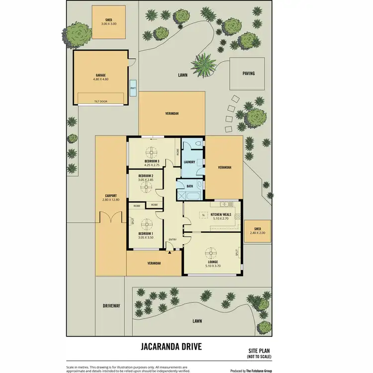 Floorplan of Homely house listing, 38 Jacaranda Drive, Salisbury East SA 5109